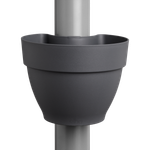 vibia campana fallrohrpflanzgefäss 22cm anthrazit